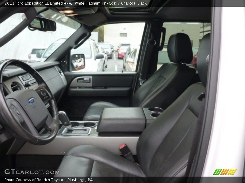 White Platinum Tri-Coat / Charcoal Black 2011 Ford Expedition EL Limited 4x4