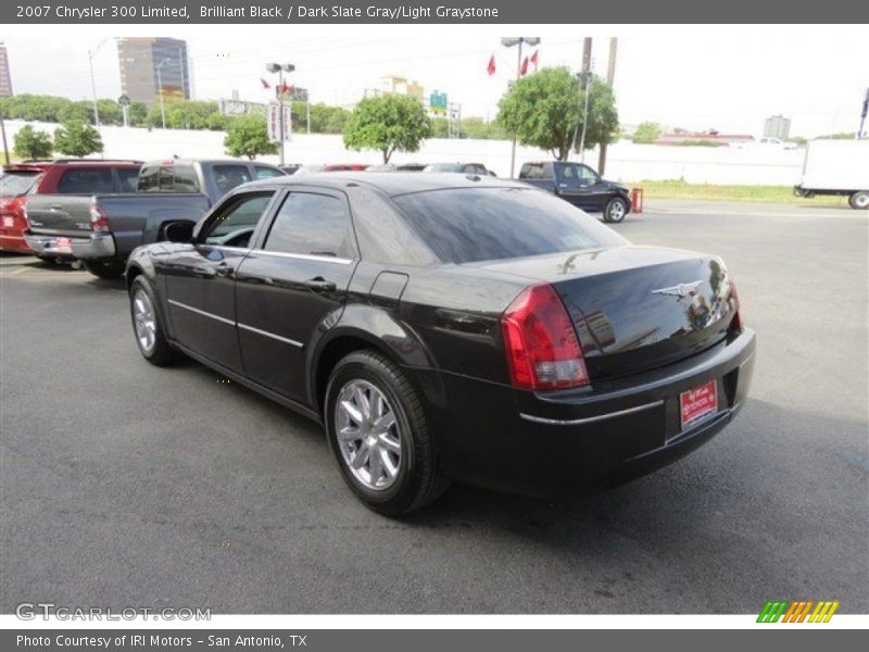 Brilliant Black / Dark Slate Gray/Light Graystone 2007 Chrysler 300 Limited