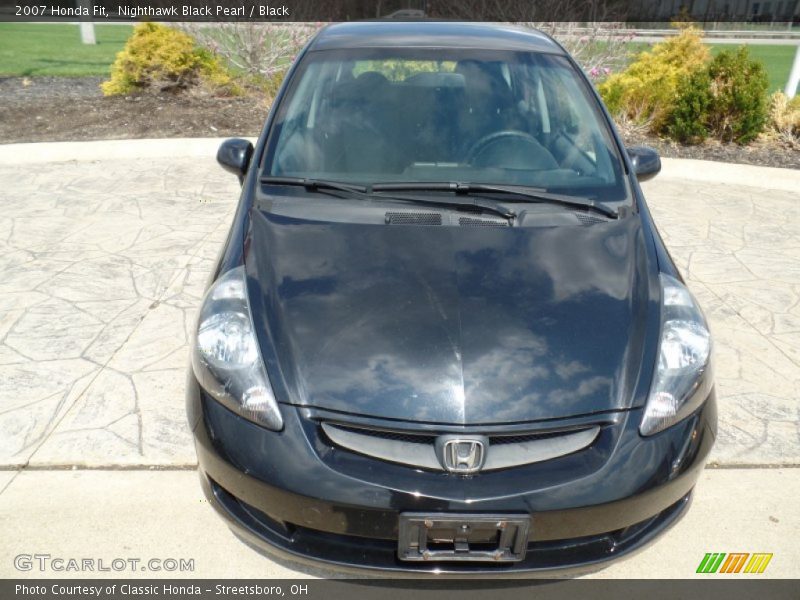 Nighthawk Black Pearl / Black 2007 Honda Fit