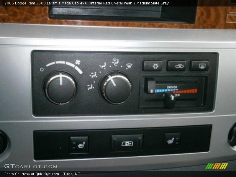 Inferno Red Crystal Pearl / Medium Slate Gray 2006 Dodge Ram 2500 Laramie Mega Cab 4x4