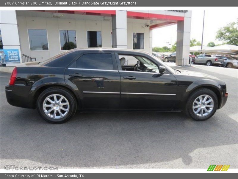 Brilliant Black / Dark Slate Gray/Light Graystone 2007 Chrysler 300 Limited