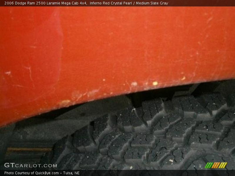 Inferno Red Crystal Pearl / Medium Slate Gray 2006 Dodge Ram 2500 Laramie Mega Cab 4x4