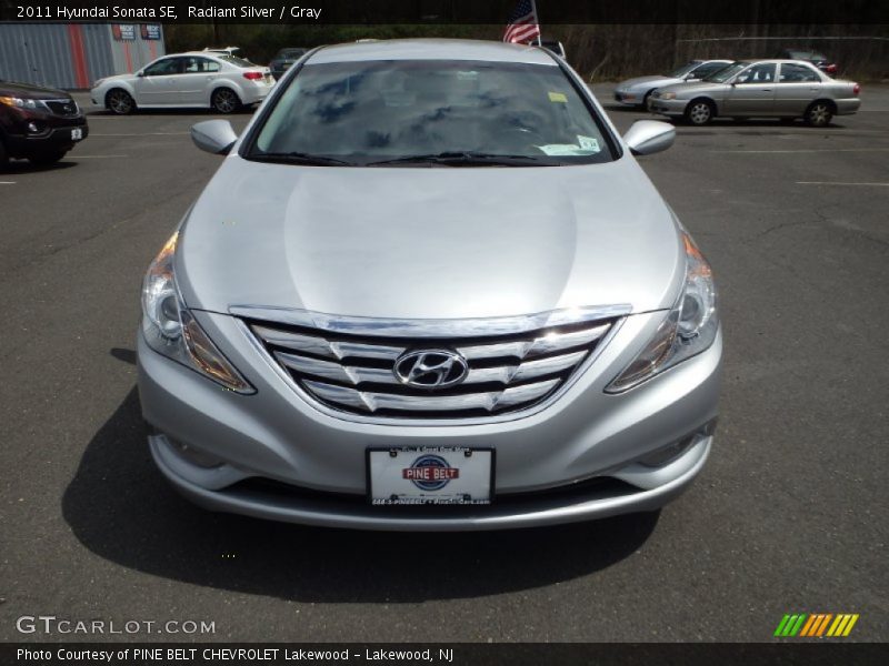 Radiant Silver / Gray 2011 Hyundai Sonata SE