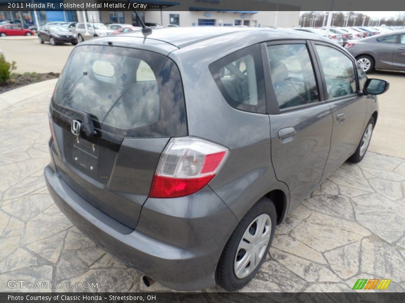 Polished Metal Metallic / Gray 2011 Honda Fit