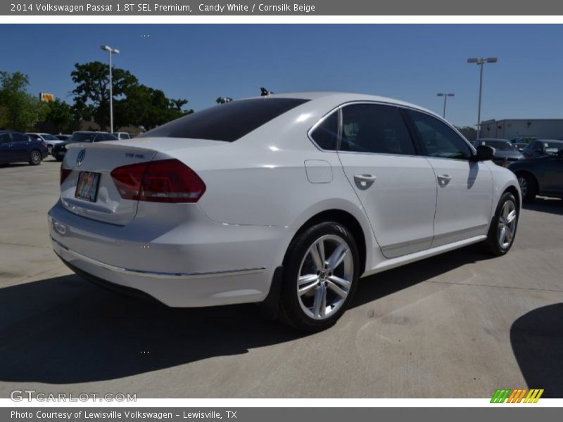 Candy White / Cornsilk Beige 2014 Volkswagen Passat 1.8T SEL Premium