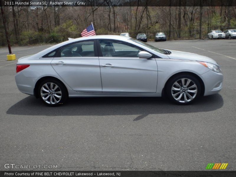 Radiant Silver / Gray 2011 Hyundai Sonata SE