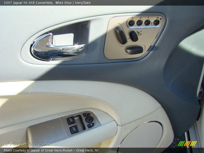 White Onyx / Ivory/Slate 2007 Jaguar XK XK8 Convertible
