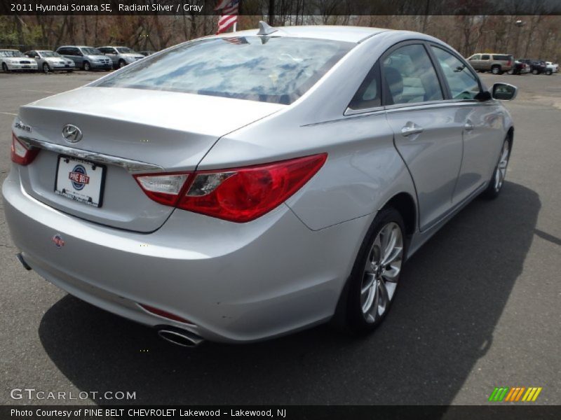 Radiant Silver / Gray 2011 Hyundai Sonata SE