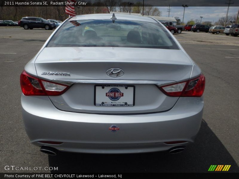 Radiant Silver / Gray 2011 Hyundai Sonata SE