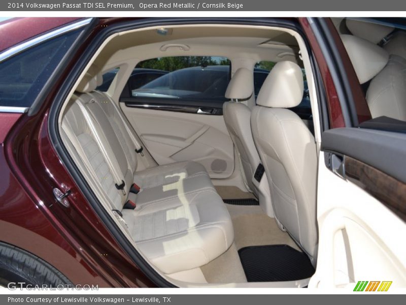 Opera Red Metallic / Cornsilk Beige 2014 Volkswagen Passat TDI SEL Premium