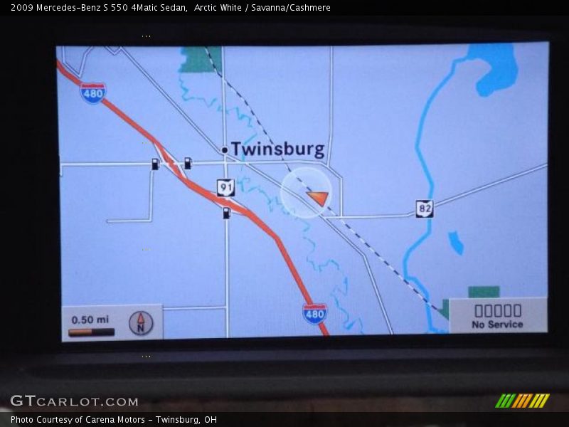 Arctic White / Savanna/Cashmere 2009 Mercedes-Benz S 550 4Matic Sedan