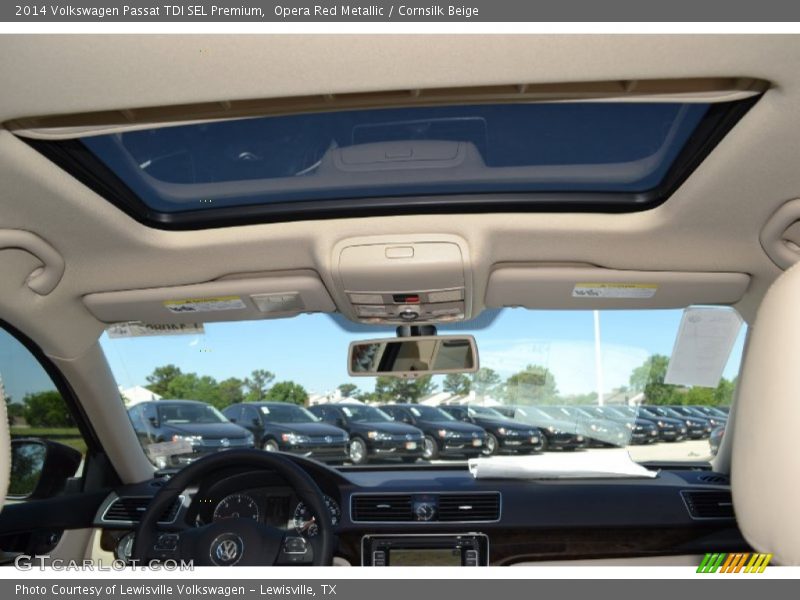 Opera Red Metallic / Cornsilk Beige 2014 Volkswagen Passat TDI SEL Premium