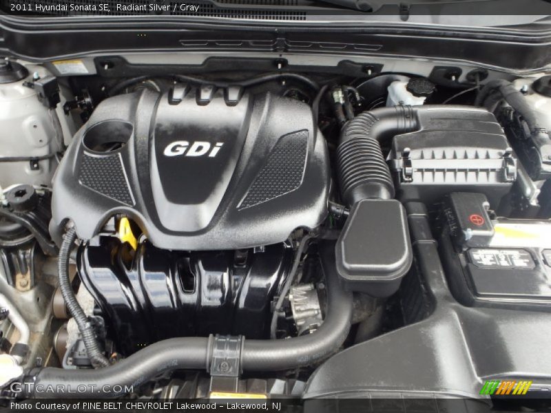 Radiant Silver / Gray 2011 Hyundai Sonata SE