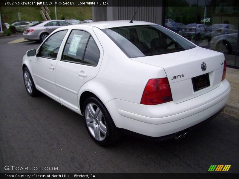 Cool White / Black 2002 Volkswagen Jetta GLX  VR6 Sedan