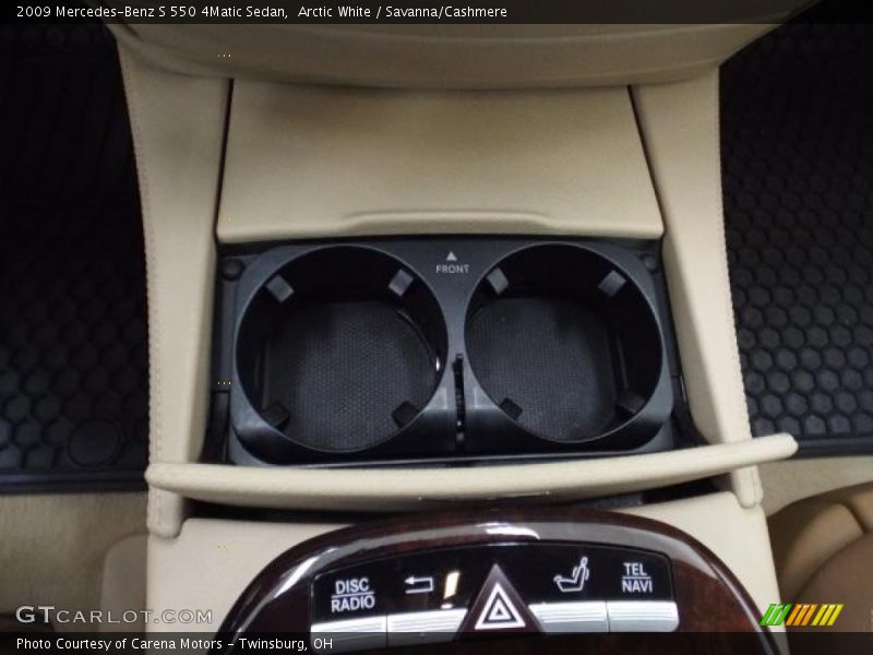 Arctic White / Savanna/Cashmere 2009 Mercedes-Benz S 550 4Matic Sedan