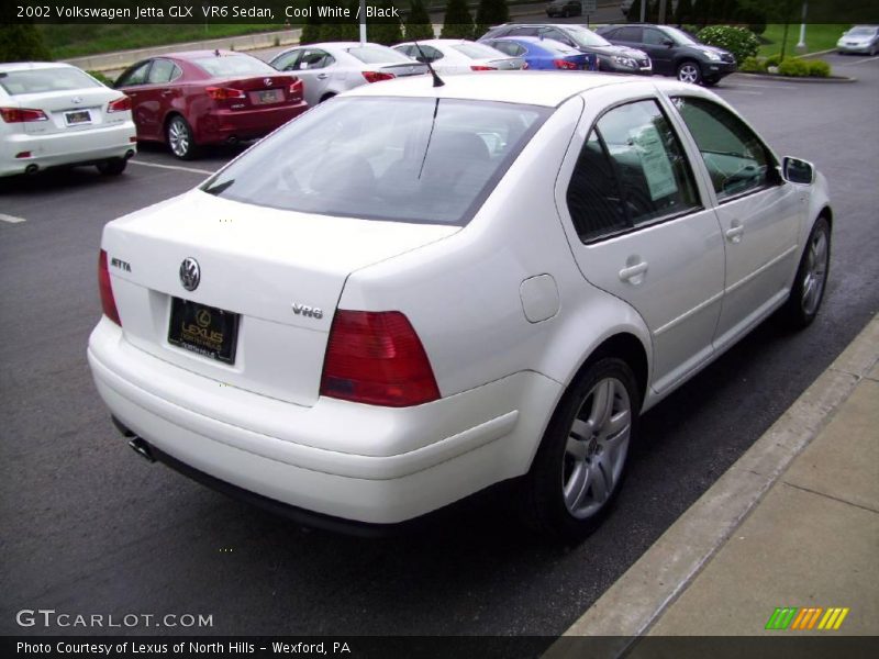 Cool White / Black 2002 Volkswagen Jetta GLX  VR6 Sedan