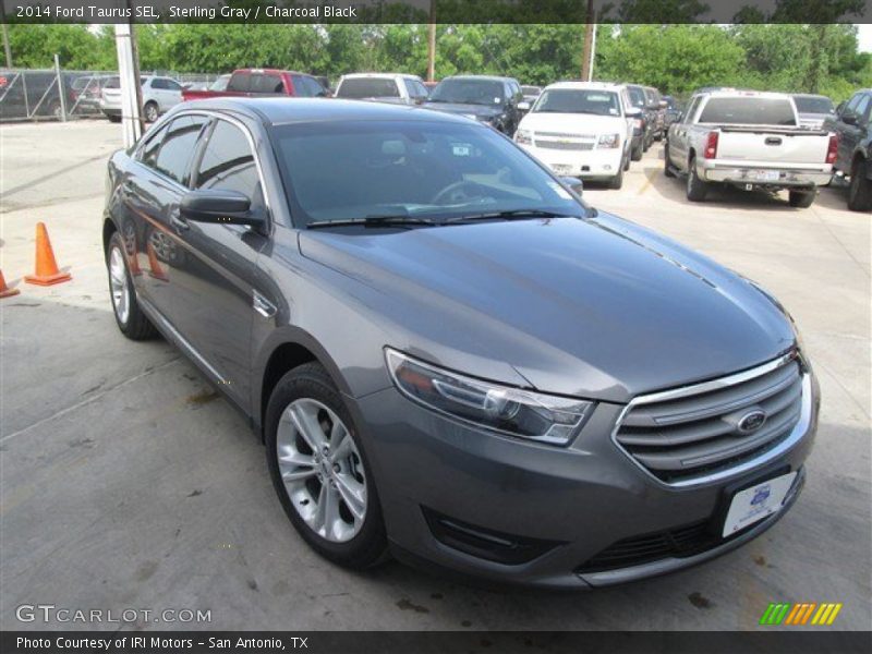 Sterling Gray / Charcoal Black 2014 Ford Taurus SEL