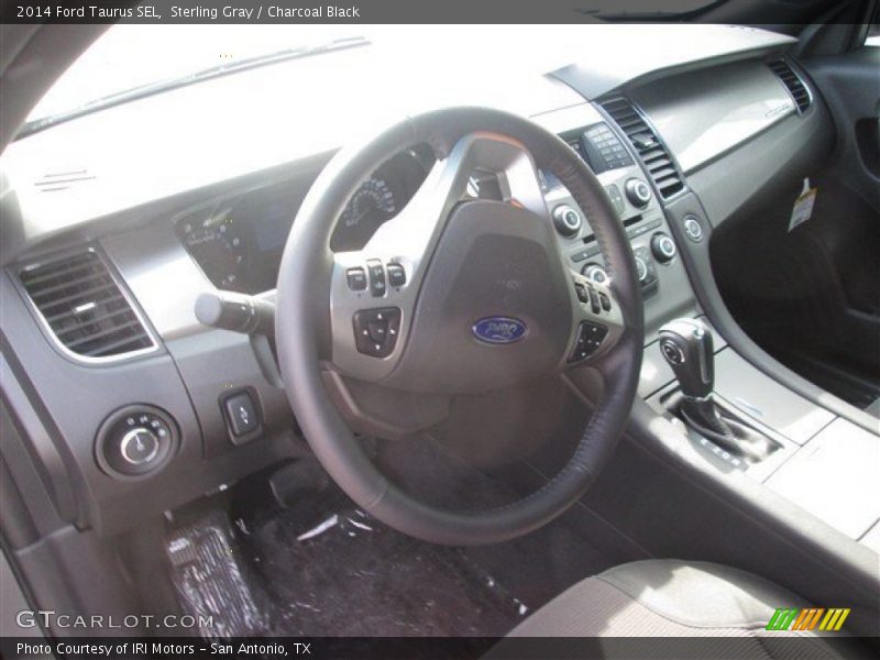 Sterling Gray / Charcoal Black 2014 Ford Taurus SEL