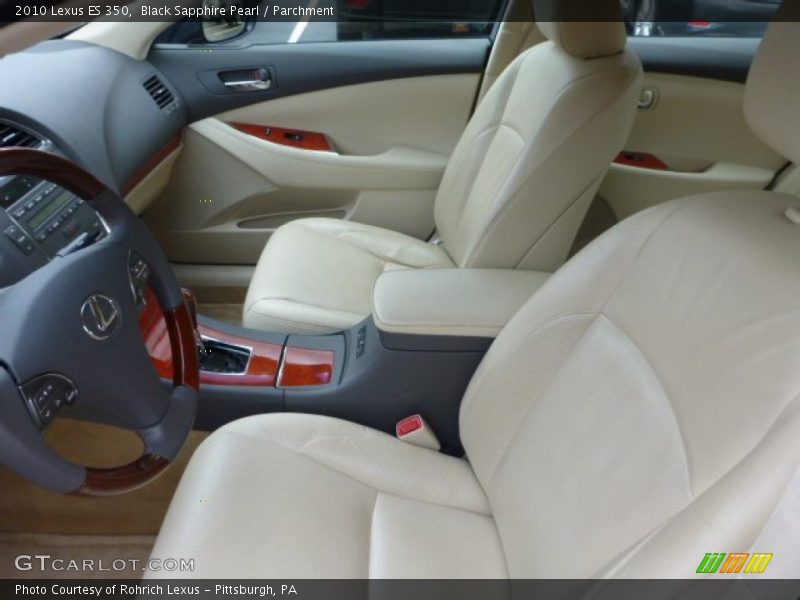 Black Sapphire Pearl / Parchment 2010 Lexus ES 350