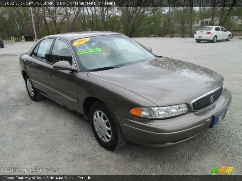 Dark Bronzemist Metallic / Taupe 2002 Buick Century Custom