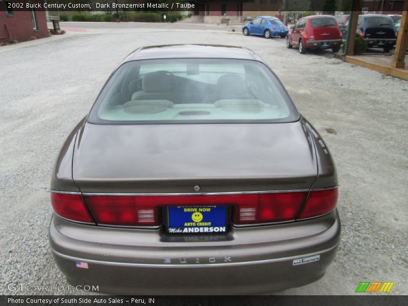Dark Bronzemist Metallic / Taupe 2002 Buick Century Custom