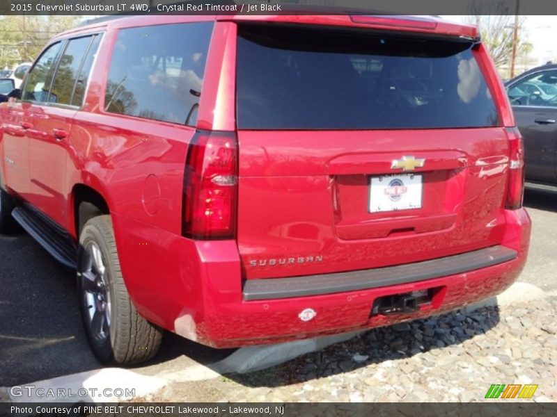 Crystal Red Tintcoat / Jet Black 2015 Chevrolet Suburban LT 4WD