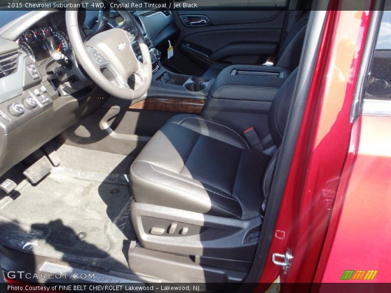 Crystal Red Tintcoat / Jet Black 2015 Chevrolet Suburban LT 4WD