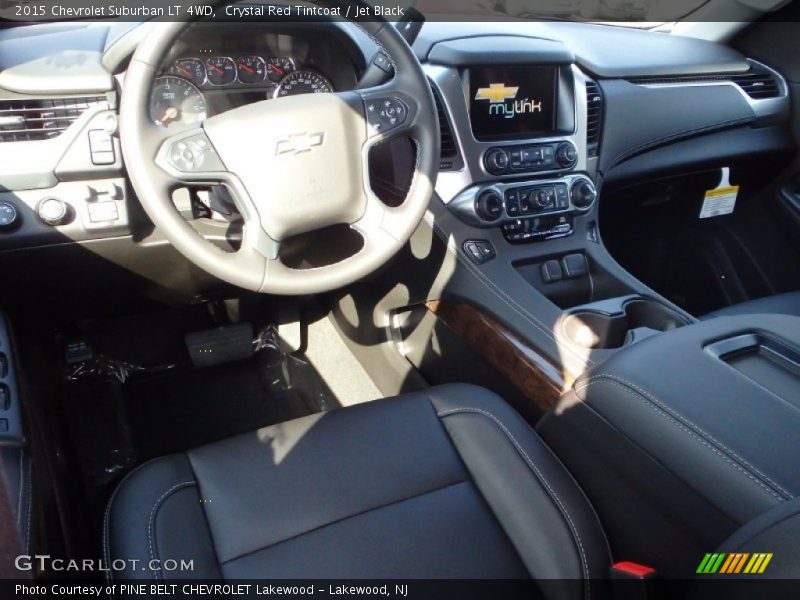 Crystal Red Tintcoat / Jet Black 2015 Chevrolet Suburban LT 4WD