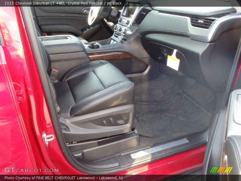 Crystal Red Tintcoat / Jet Black 2015 Chevrolet Suburban LT 4WD