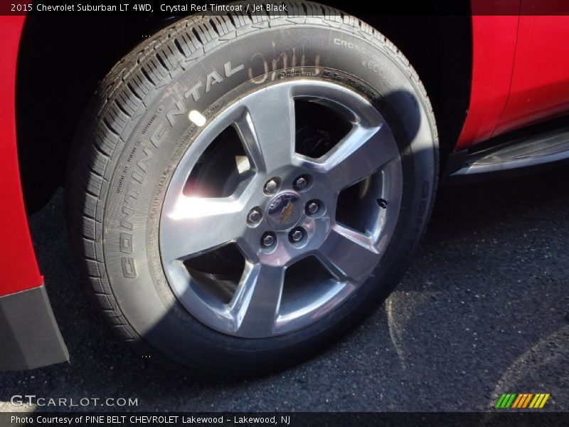 Crystal Red Tintcoat / Jet Black 2015 Chevrolet Suburban LT 4WD