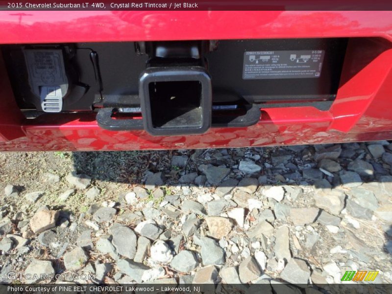 Crystal Red Tintcoat / Jet Black 2015 Chevrolet Suburban LT 4WD