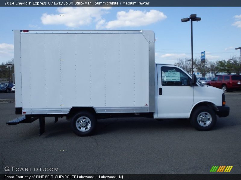 Summit White / Medium Pewter 2014 Chevrolet Express Cutaway 3500 Utility Van