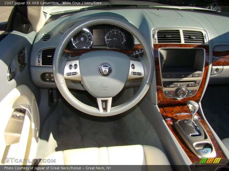White Onyx / Ivory/Slate 2007 Jaguar XK XK8 Convertible