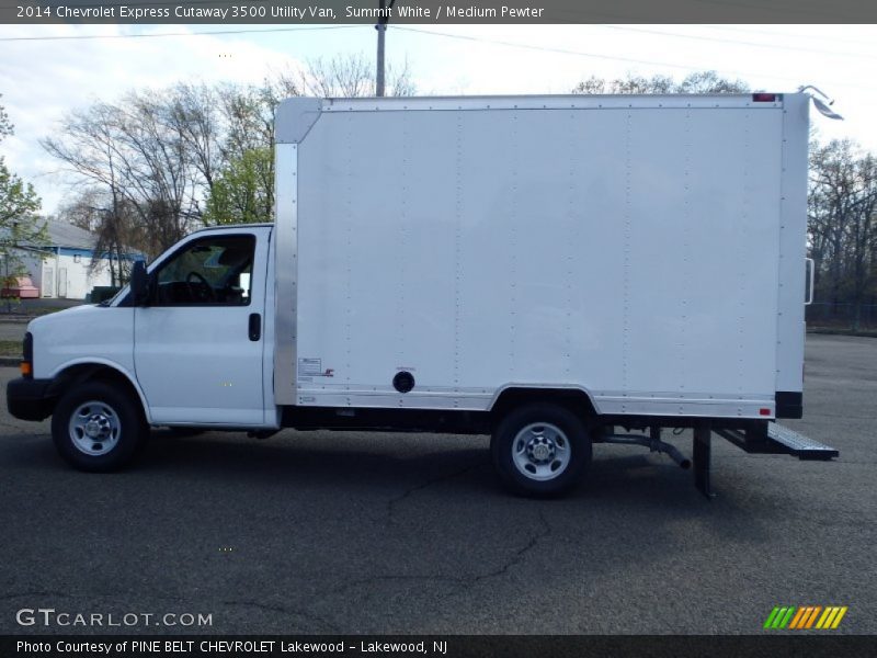 Summit White / Medium Pewter 2014 Chevrolet Express Cutaway 3500 Utility Van