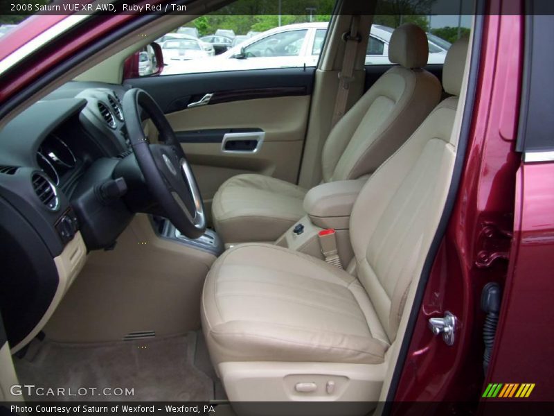 Ruby Red / Tan 2008 Saturn VUE XR AWD