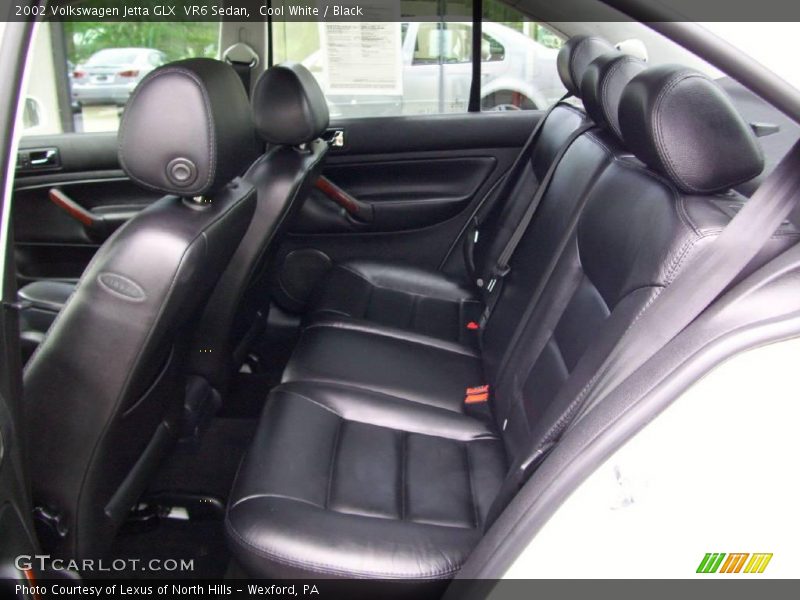 Cool White / Black 2002 Volkswagen Jetta GLX  VR6 Sedan