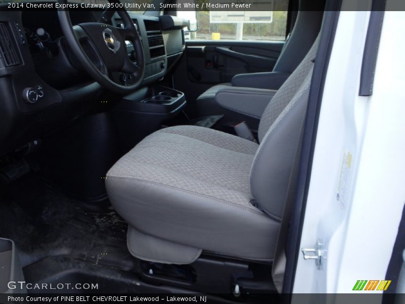Summit White / Medium Pewter 2014 Chevrolet Express Cutaway 3500 Utility Van