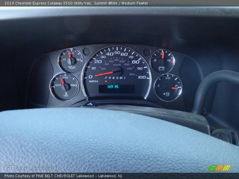 Summit White / Medium Pewter 2014 Chevrolet Express Cutaway 3500 Utility Van