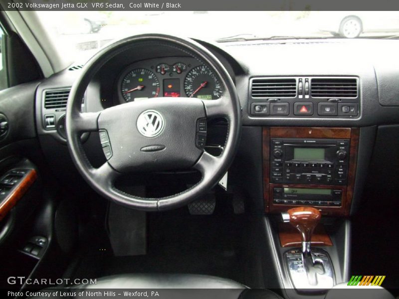 Cool White / Black 2002 Volkswagen Jetta GLX  VR6 Sedan