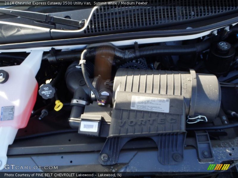 Summit White / Medium Pewter 2014 Chevrolet Express Cutaway 3500 Utility Van