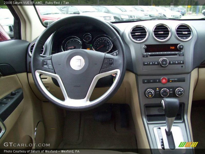 Ruby Red / Tan 2008 Saturn VUE XR AWD