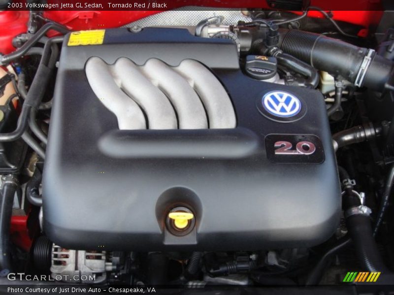 2003 Jetta GL Sedan Engine - 2.0 Liter SOHC 8-Valve 4 Cylinder