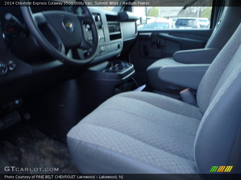 Summit White / Medium Pewter 2014 Chevrolet Express Cutaway 3500 Utility Van