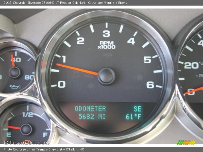 Graystone Metallic / Ebony 2013 Chevrolet Silverado 2500HD LT Regular Cab 4x4