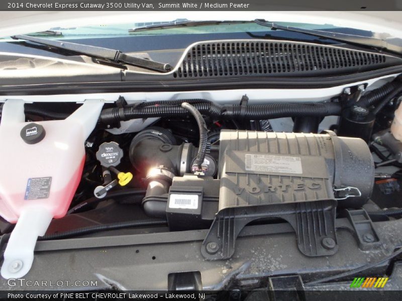Summit White / Medium Pewter 2014 Chevrolet Express Cutaway 3500 Utility Van