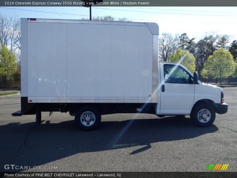 Summit White / Medium Pewter 2014 Chevrolet Express Cutaway 3500 Moving Van
