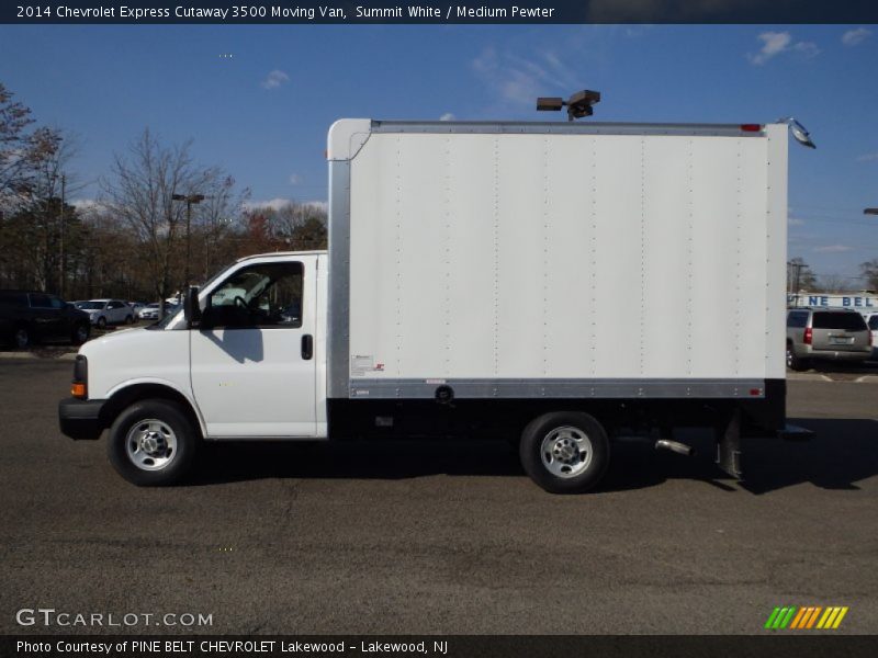 Summit White / Medium Pewter 2014 Chevrolet Express Cutaway 3500 Moving Van