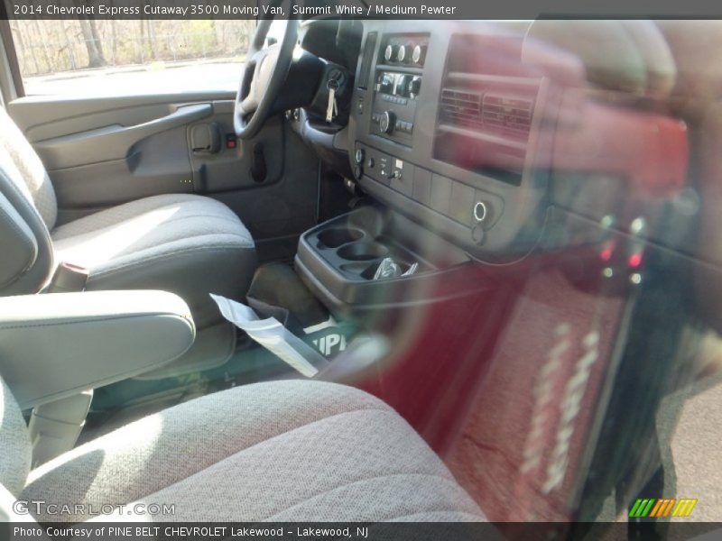 Summit White / Medium Pewter 2014 Chevrolet Express Cutaway 3500 Moving Van