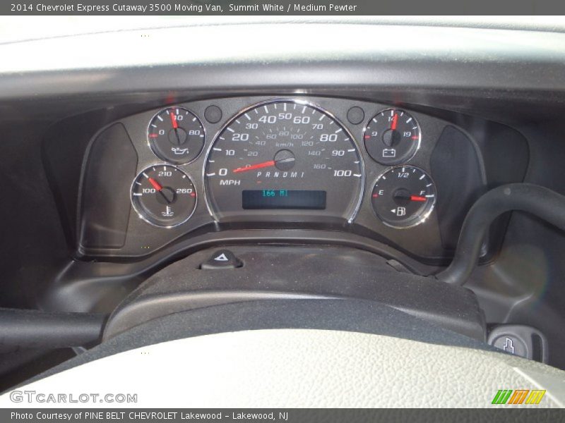 Summit White / Medium Pewter 2014 Chevrolet Express Cutaway 3500 Moving Van