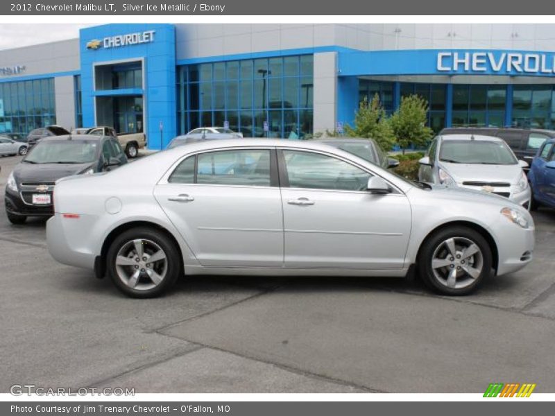 Silver Ice Metallic / Ebony 2012 Chevrolet Malibu LT